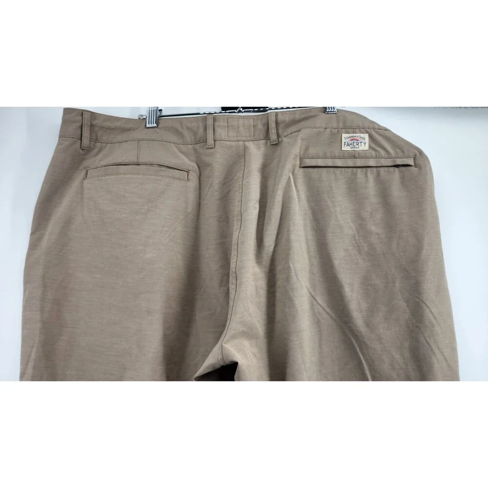 Faherty All Day Shorts Men Size 42 Khaki 9